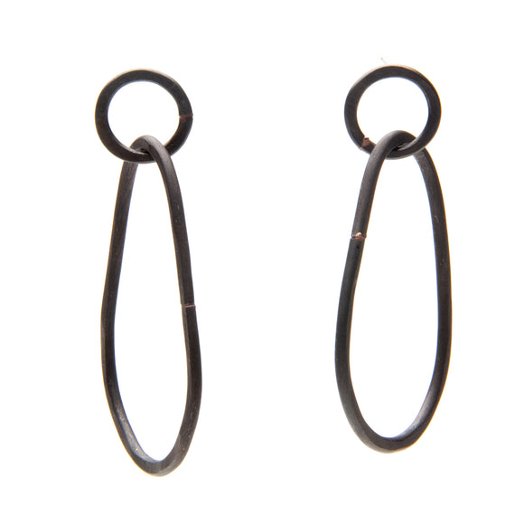 Steel Teardrop Dangles