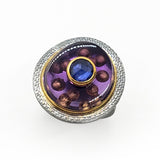 Ryan Gardner - Amethyst Gold Bubble Ring