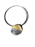 Statemeant2020 sterling silver, fine silver, 24K gold foil