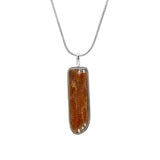 Raw Orange Kyanite Necklace