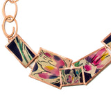 Virginia Causey - Captured Flower Images Yukata Jewelry show necklace vintage Japanese cotton