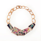 Virginia Causey - Captured Flower Images Yukata Jewelry show necklace vintage Japanese cotton