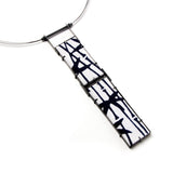 Yuko Tanaka - Mura-take I Yukata Jewelry show vintage Japanese cotton bamboo necklace