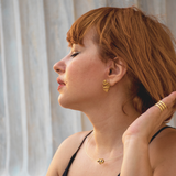 Gold Spiral Earrings