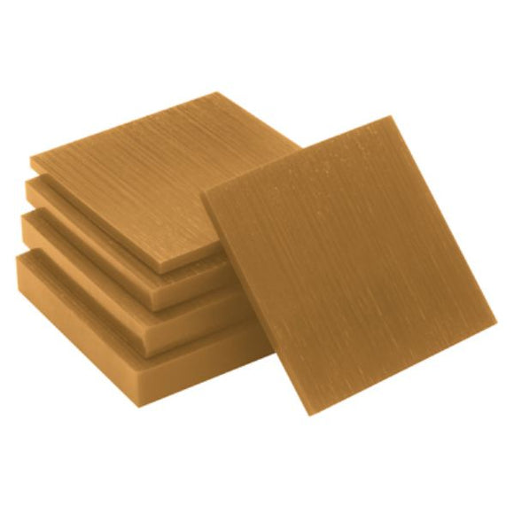 Wax, Carving Blocks, Wolf, Gold, Sliced