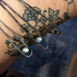 Moonstone Button Bracelet
