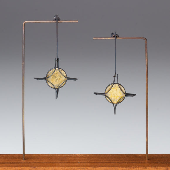 silver, watch crystal, gold foil sparkle