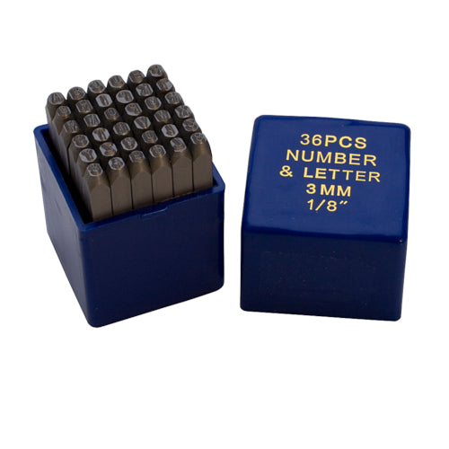 Punch Set, Number/Letter 1/8