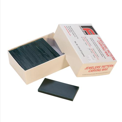 Wax, Carving Blocks, Dark Green Hard, Sliced, 1/2lb